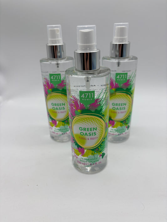 4711 Remix Green Oasis & Floral & Fruity Body Spray 3 x 250 ml / 750 ml