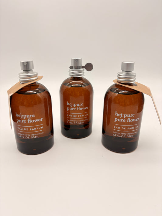 hej:pure pure  flower Eau de Parfum 3 x 50 ml / 150 ml B-Ware