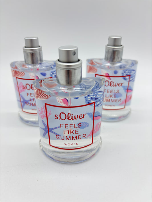 s.Oliver Feels like summer (2024) Women Eau de Toilette 3 x 30 ml / 90 ml B-Ware