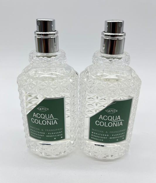 4711 ACQUA COLONIA Matcha & Frangipani Eau de Cologne 100 ml je 2 x 50 ml