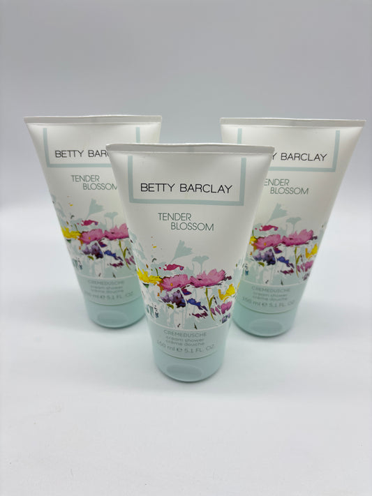 Betty Barclay Tender Blossom Duschgel / Cremedusche 3 x 150 ml / 450 ml