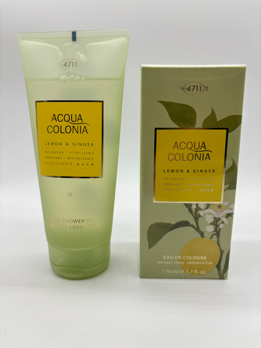 4711 ACQUA COLONIA Lemon & Ginger Eau de Cologne 170 ml + 200 ml Duschgel