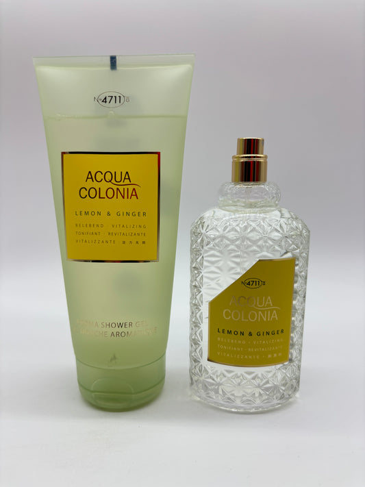 4711 ACQUA COLONIA Lemon & Ginger Eau de Cologne 170 ml + 200 ml Duschgel B-Ware
