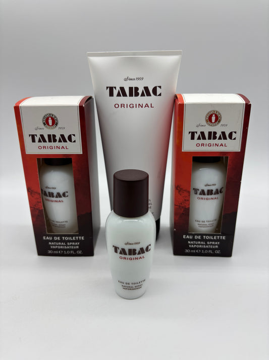 Tabac Original 3 x 30 ml Eau de Toilette + 200 ml Duschgel