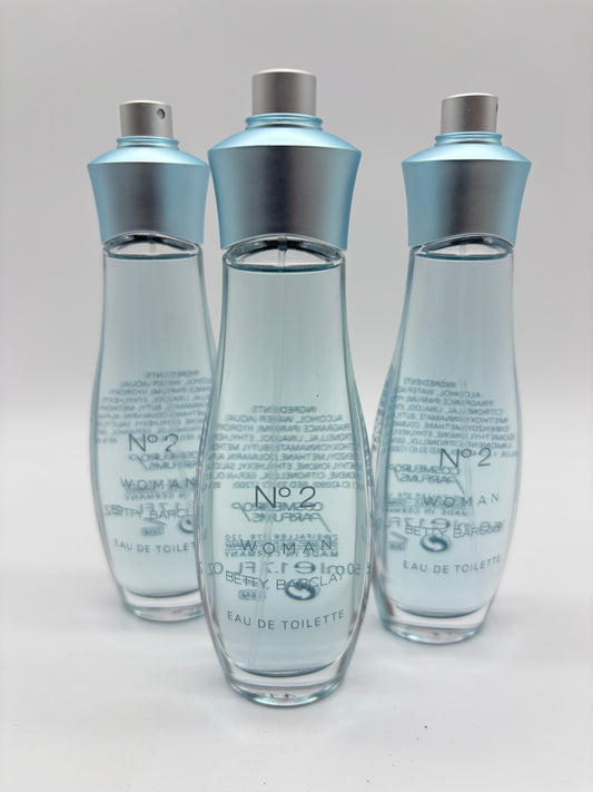 Betty Barclay N° 2  Nr. 2   3 x Eau de Toilette  je 50 ml / 150 ml