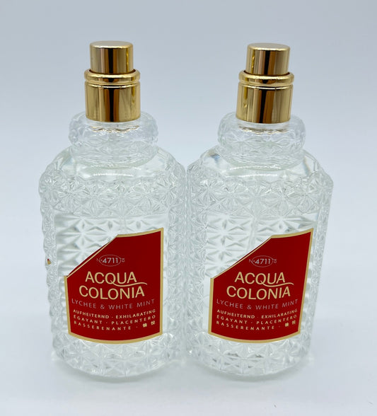 4711 ACQUA COLONIA Lychee & White Mint Eau de Cologne 100 ml je 2 x 50 ml