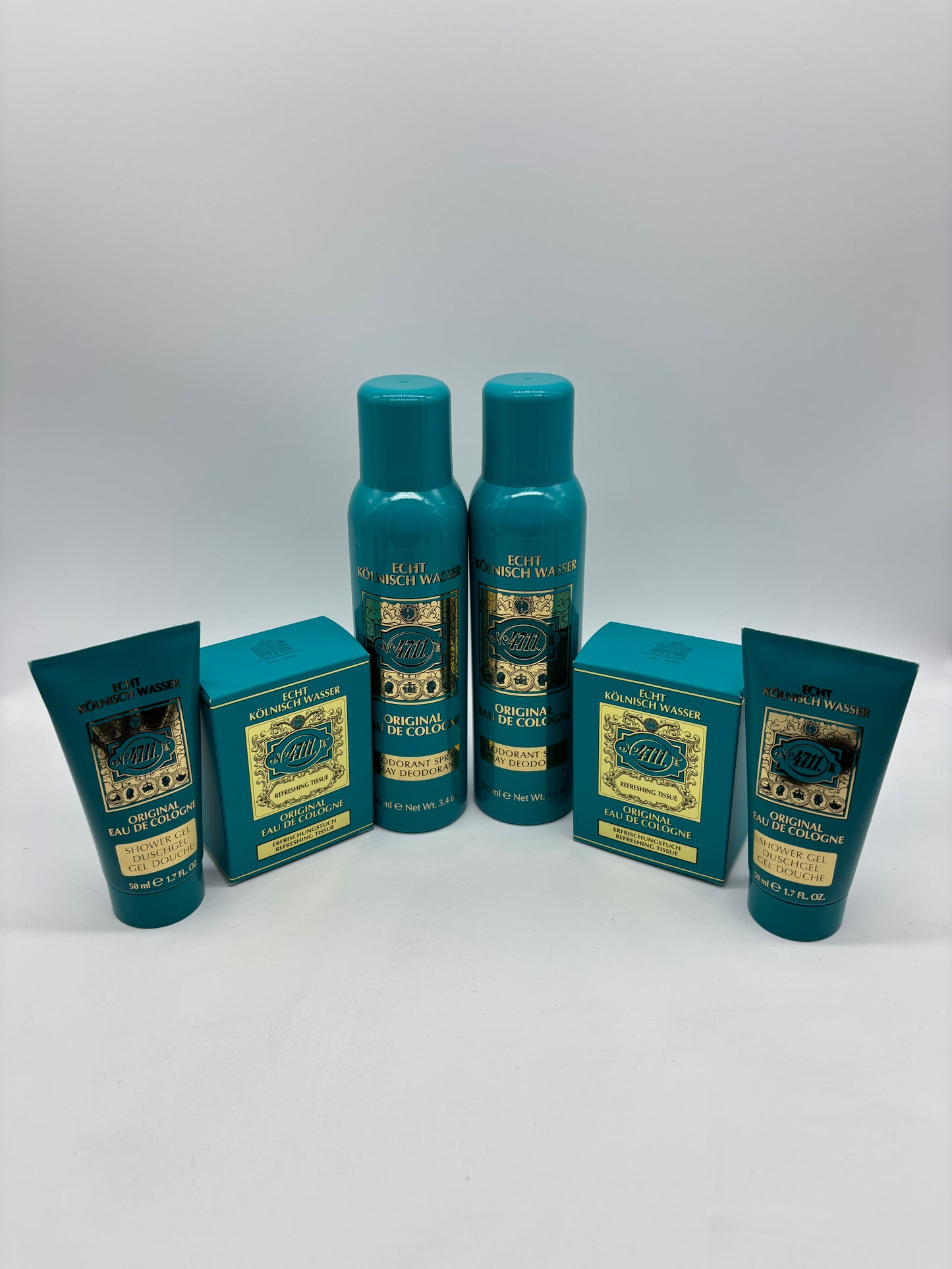 4711 Echt Kölnisch Wasser Original Eau de Cologne Deo Duschgel Erfrischungstücher