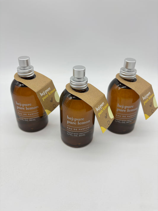 hej:pure pure  lemon Eau de Parfum 3 x 50 ml / 150 ml B-Ware