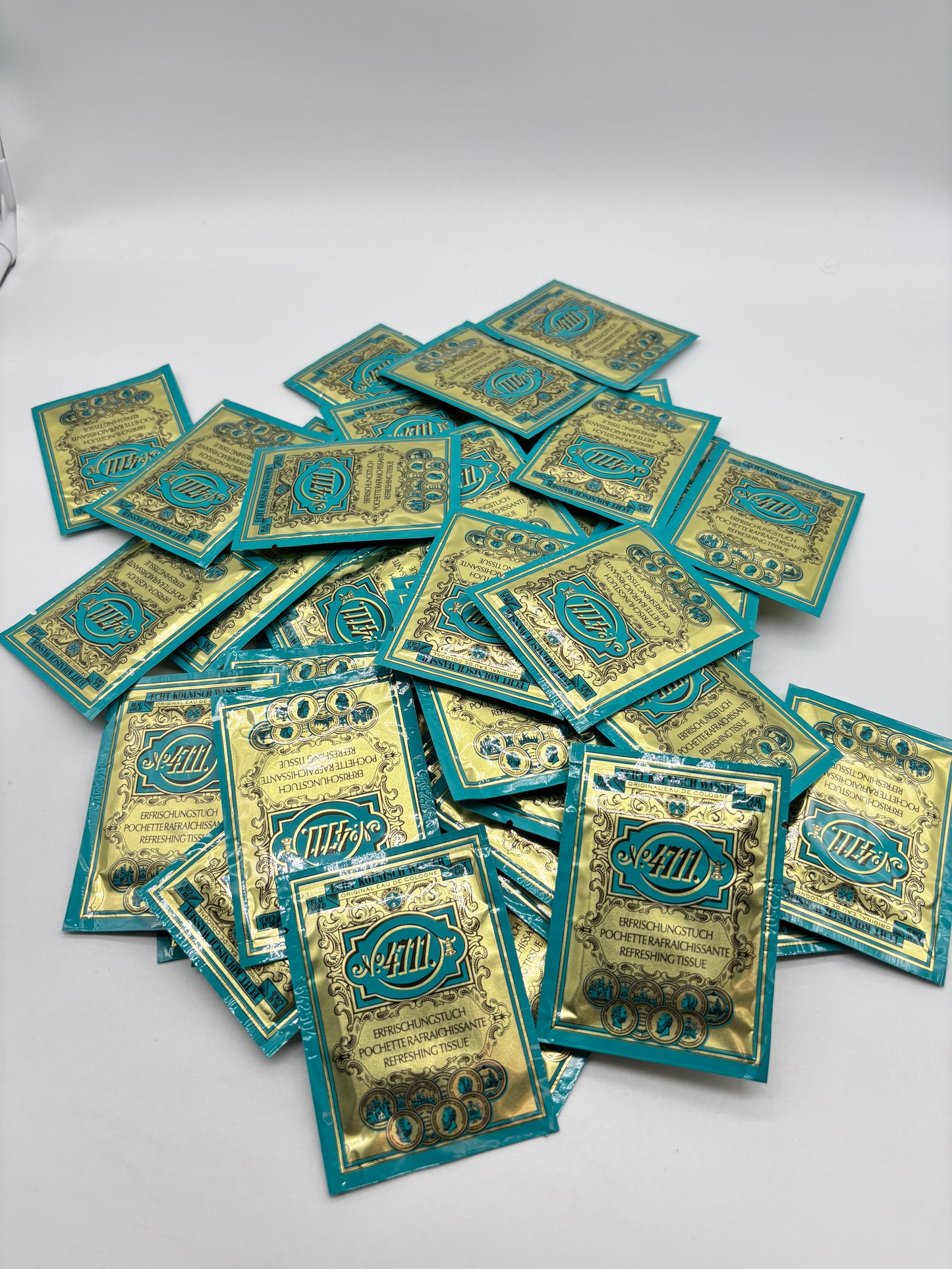 4711 Echt Kölnisch Wasser Erfrischungstücher 50 Stück GRÜN