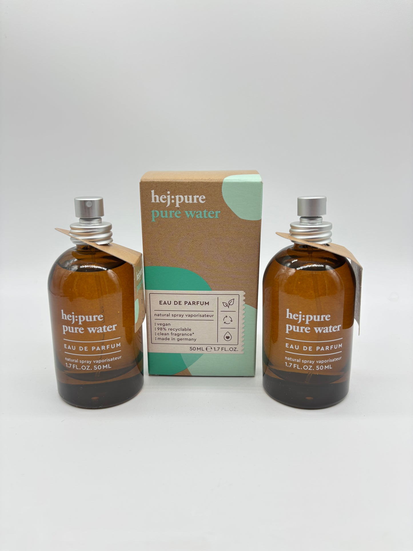 hej:pure pure water Eau de Parfum 3 x 50 ml / 150 ml