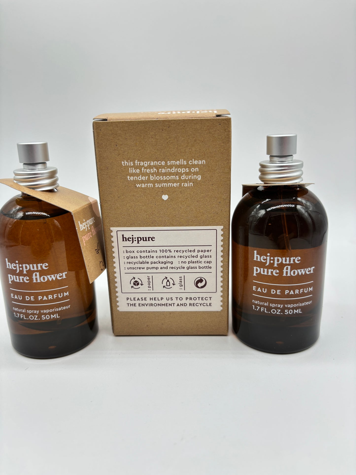 hej:pure pure  flower Eau de Parfum 3 x 50 ml / 150 ml